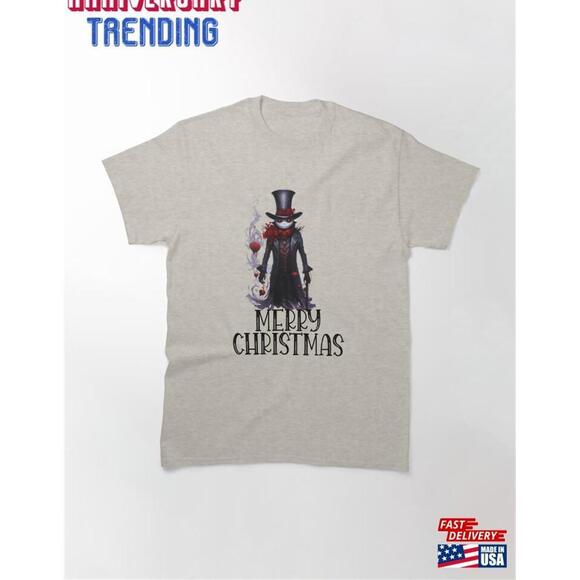 Other - Gothic Style Merry Christmas Classic Tshirt